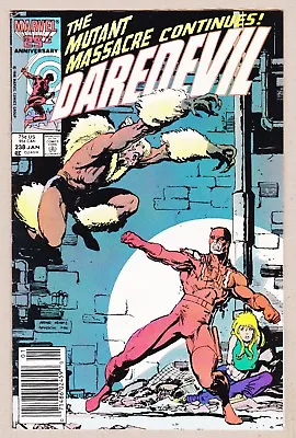 Buy Daredevil #238 Sabertooth RARER Newsstand • 4.74£