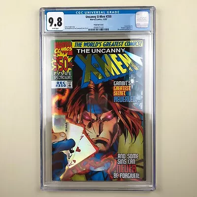 Buy Uncanny X-Men #350 (1997) CGC 9.8, Prism Foil Edition, Trial Of Gambit • 140.75£