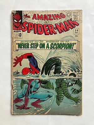 Buy Amazing Spider-Man #29 (1965) 2nd Scorpion Appearance | VG- • 55.33£