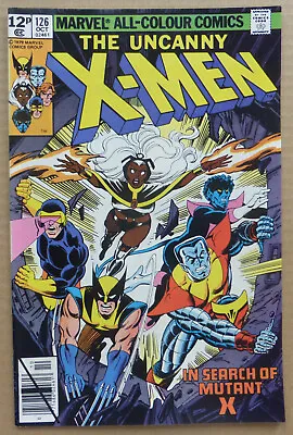 Buy The Uncanny X-men #126,  In Search Of Mutant X , 1979 High Grade. • 45£