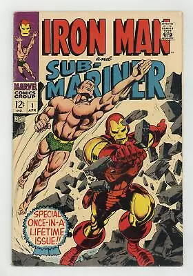 Buy Iron Man And Sub-Mariner #1 VG/FN 5.0 RESTORED 1968 • 72.73£
