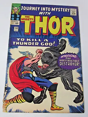 Buy Journey Into Mystery #118 1965 [GD/VG] 1st App Destroyer Silver Age Thor Key • 62.35£