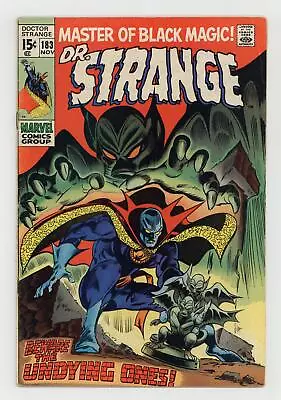 Buy Doctor Strange #183 VG 4.0 1969 1st App. Undying Ones • 18.39£