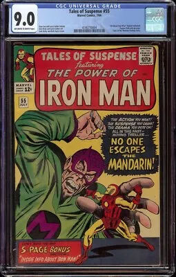 Buy Tales Of Suspense # 55 CGC 9.0 OW/W (Marvel, 1964) Jack Kirby & Dick Ayers Cover • 478.55£