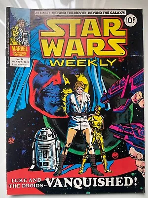 Buy Star Wars Weekly 24 Vintage Marvel Comics UK. • 2.95£