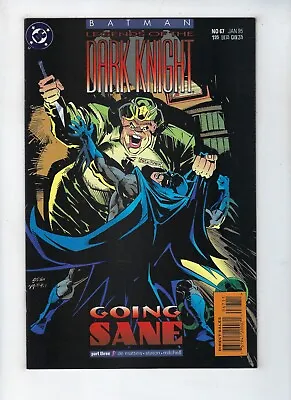 Buy BATMAN: LEGENDS OF THE DARK KNIGHT # 67 (GOING SANE, High Grade, JAN 1995) NM • 5.95£
