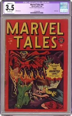 Buy Marvel Tales #94  (#2) CGC VG- 3.5  Slight Restoration  1949 Timely Horror • 426.93£