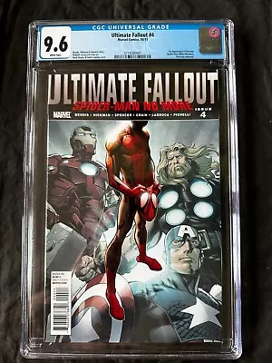 Buy Ultimate Fallout #4 CGC 9.6 1st Appearance Of Miles Morales • 478.19£