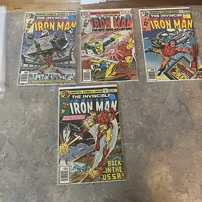 Buy Iron Man #116-119. #118  1st WAR MACHINE1st RHODEY Rhodes 1979 NWS 4 Book Lot • 39.65£