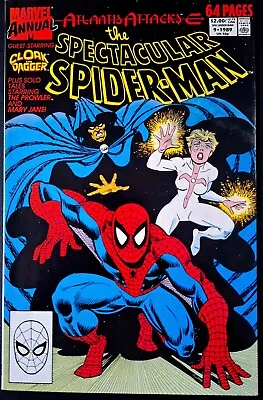 Buy THE SPECTACULAR SPIDER-MAN ANNUAL #9 NM 1989 CLOAK AND DAGGER Marvel 64 PAGES • 2.99£
