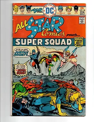 Buy All-Star Comics #58 -  FN - 1st Appearance Power Girl - DC Comics 1976 Bronze • 79.06£