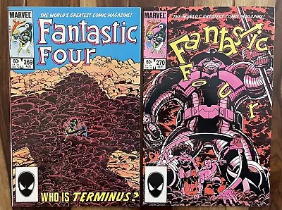 Buy Fantastic Four #269-#270-two Book Set-1st Appearance Terminus-she-hulk Nm 9.4 • 7.96£