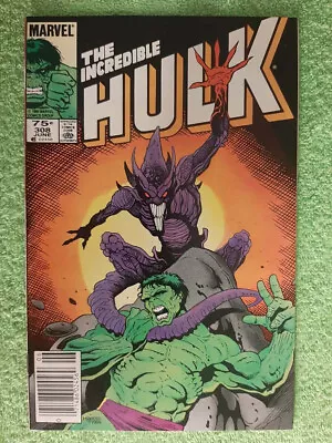 Buy INCREDIBLE HULK #308 NM : NEWSSTAND Canadian Price Variant : RD6291 • 44.03£