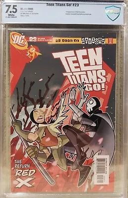 Buy Teen Titans Go! #23 CBCS 7.5 Wp Red X 1st Appearance  DC 2005 Cartoon Network • 154.17£