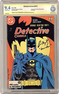 Buy Detective Comics #575 CBCS 9.4 SS Ben McKenzie 1987 16-DA89AF2-025 • 102.74£