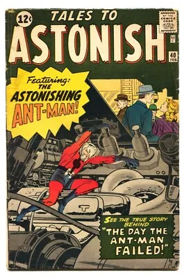 Buy Tales To Astonish #40 - 1963 - Marvel - VG - Comic Book • 157.29£