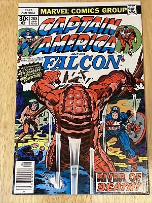 Buy Captain America And The Falcon #208 (1977) Jack Kirby! 1st Appearance Arnim Zola • 71.29£