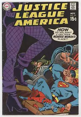 Buy Justice League Of America 75 DC 1969 FN Superman Batman Black Canary Green Arrow • 148.03£