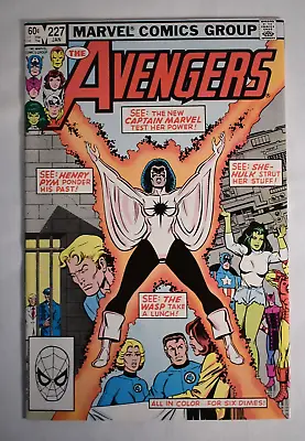 Buy Marvel Comics THE AVENGERS #227 2nd Appearance Of Captain Marvel With Avengers • 11.89£