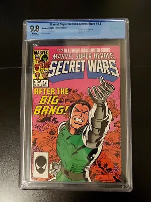 Buy Marvel Superheroes - Secret Wars #12  CBCS 9.8 White Pages (WP) - Dr. Doom 1985 • 99.29£