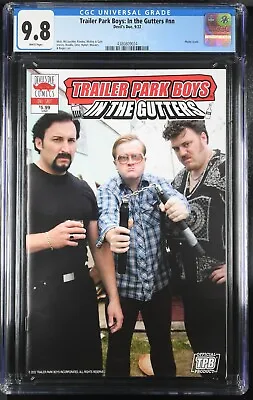Buy Trailer Park Boys In The Gutters #1 CGC 9.8 Photo Main Cover A 2022 Devil's Due • 143.85£