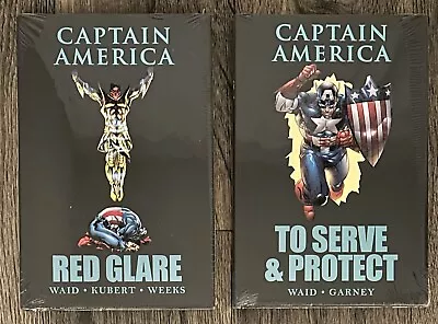 Buy Marvel Premiere HC (2) Captain America  Red Glare  +  Serve & Protect  Sealed! • 22.50£
