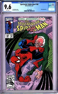Buy Spectacular Spider-man #188 Cgc 9.6 Wp  - Direct Edition - Vulture App! • 79.95£