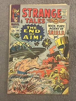 Buy Strange Tales #149 (RAW 4.0 MARVEL 1966) Jack Kirby. Goldberg. AIM • 40.16£
