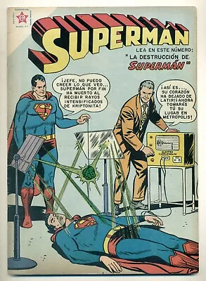 Buy SUPERMAN #167 La Destrucción De Supermán, Novaro Comic 1958 • 79.06£