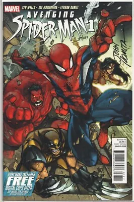 Buy Avenging Spider-man #1 Dynamic Forces Signed John Romita Sr Df Coa Marvel Comics • 79.95£