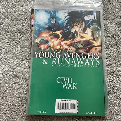 Buy Civil War Young Avengers + Runaways #1-4 1 2 3 4 - Complete Set - Marvel 2008  • 8£