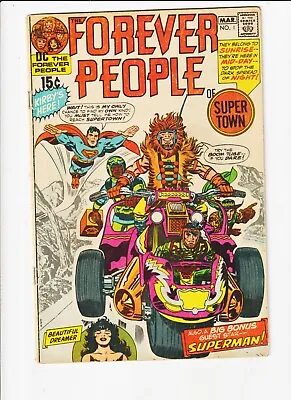Buy Forever People # 1 - 1st Full Darkseid, Jack Kirby Art IN SEARCH OF  DREAM • 119.50£
