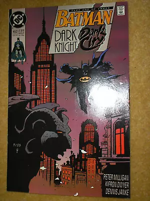 Buy Batman # 452 Dark Knight Dark City Milligan Dwyer $1.00 Copper Age Dc Comic Book • 0.99£