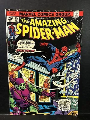 Buy Amazing Spider-Man 137 2nd App Harry Osborn As Green Goblin MVS Marvel 1974 • 27.63£