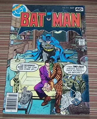 Buy Batman 313 VG+ Newsstand Mark Jewelers Two-Face First Tim Fox Appearance 1st  • 71.15£