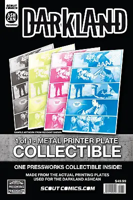 Buy Darkland - Ashcan Preview - PRESSWORKS PACK - Comic Art - 1 Of 1 Printer Plate • 30.07£