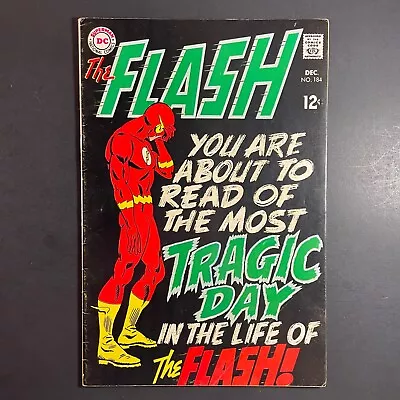 Buy Flash 184 Silver Age DC 1968 Ross Andru Cover Frank Robbins Comic Book • 15.94£