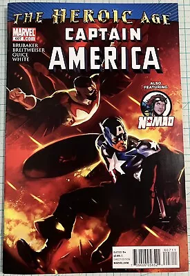 Buy Captain America #607 NM 1st Appearance Beetle, Janice Lincoln Marvel Comics 2010 • 7.90£