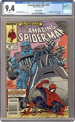 Buy Amazing Spider-Man #329 CGC 9.4 Newsstand 1990 4387239007 • 57.10£