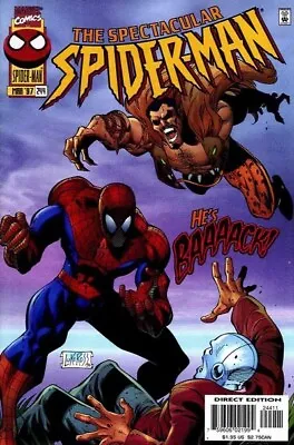 Buy SPECTACULAR SPIDER-MAN #244 F/VF, Direct Marvel Comics 1997 Stock Image • 5.53£