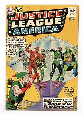 Buy Justice League Of America #4 VG- 3.5 1961 • 138.36£