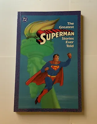 Buy The Greatest Superman Stories Ever Told | DC Paperback 1987 | 4th Printing • 9.75£
