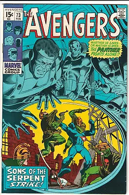 Buy Avengers #73 1970 Marvel Comics 7.0 FN/VF KEY 1ST MONICA LYNNE MARIE SEVERIN • 22.52£
