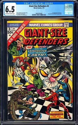 Buy Giant-Size Defenders #3 CGC 6.5 (1975) 1st Appearance Of Korvac! KEY! L@@K! • 87.07£