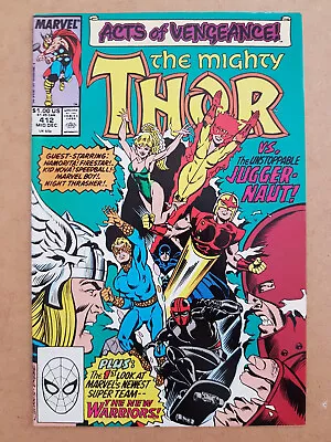 Buy Mighty Thor (Vol. 1) #412 (Acts Of Vengeance!) - MARVEL - Dec 1989 - FINE- 5.5 • 8£