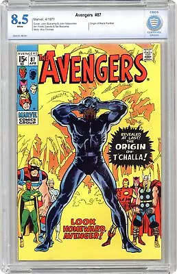 Buy Avengers #87 CBCS 8.5 1971 0002101-AB-001 • 138.84£