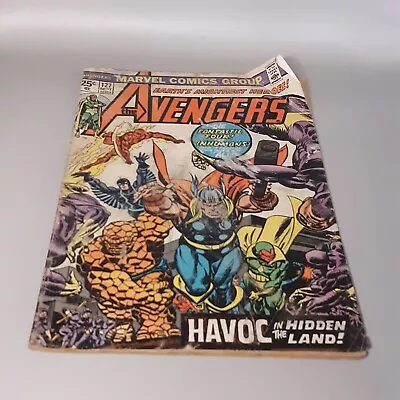 Buy Avengers #127 KEY 1st App Ultron-7, Inhumans & FF Marvel Comic 1974 Acceptable  • 2.36£