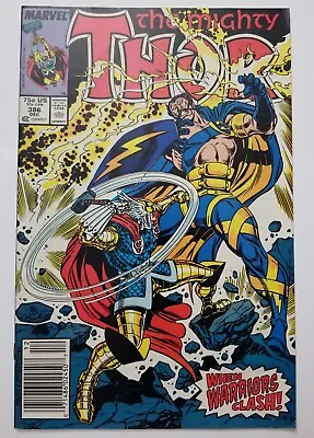 Buy Mighty Thor #386 (Marvel Comics, 1987) 1st Leir, Newsstand • 2.89£