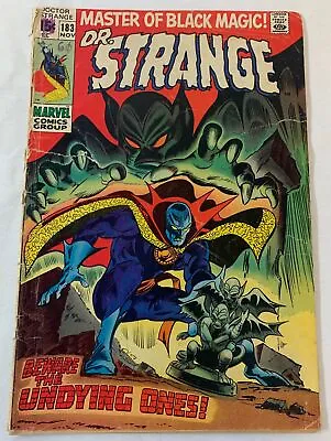 Buy 1969 Marvel DOCTOR STRANGE #183~reading Copy~cover Detached,heavy Wear • 11.95£