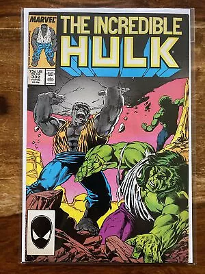 Buy Incredible Hulk 332. 1987. Todd McFarlane Artwork. Features The Leader. VFN- • 1.99£